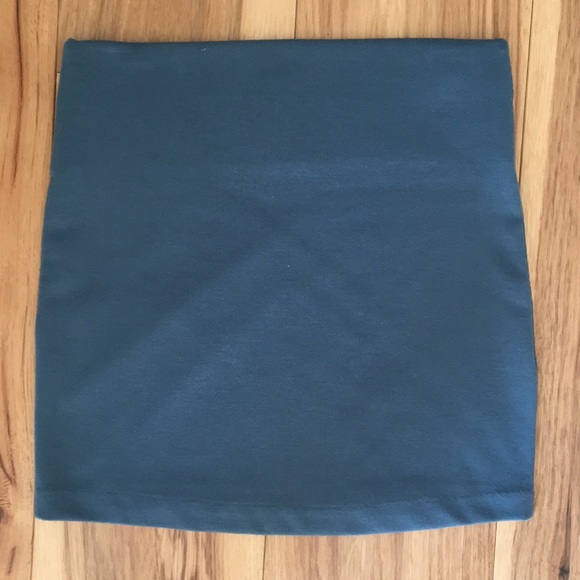 BCBG Teal Knit Miniskirt - Picture 2 of 4